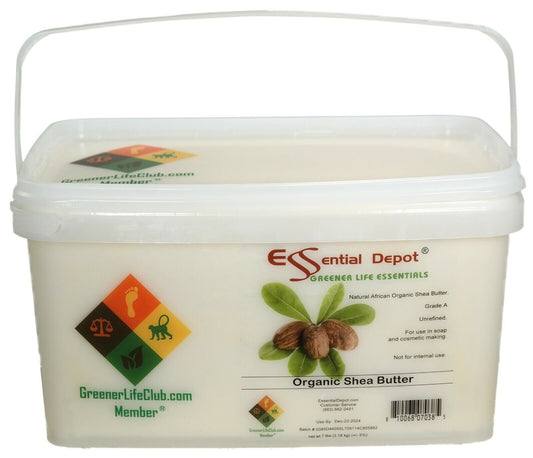 Organic Shea Butter - Grade A - Unrefined - 4 x 7 lbs Greener Life Club Boxes - FREE SHIPPING WORLDWIDE